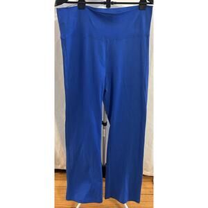 NWT Lauren Active Ralph Lauren Roll Waist Yoga Pants size L in Blue